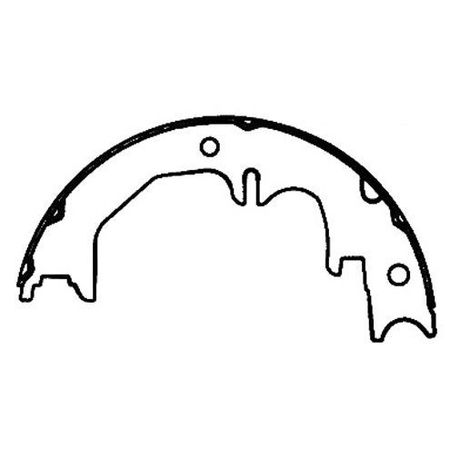 Centric Brake Shoes, 111.08500